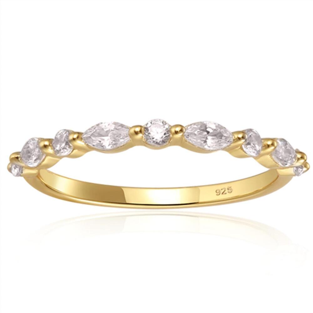 NEW STARLETTE women's rosalind stackable ring in gold